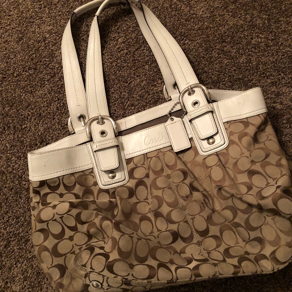 Oversized Coach purse